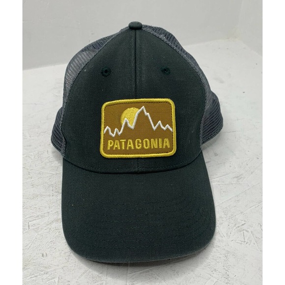 Patagonia Other - PATAGONIA Green Yellow Mesh Trucker Snap Back Hat